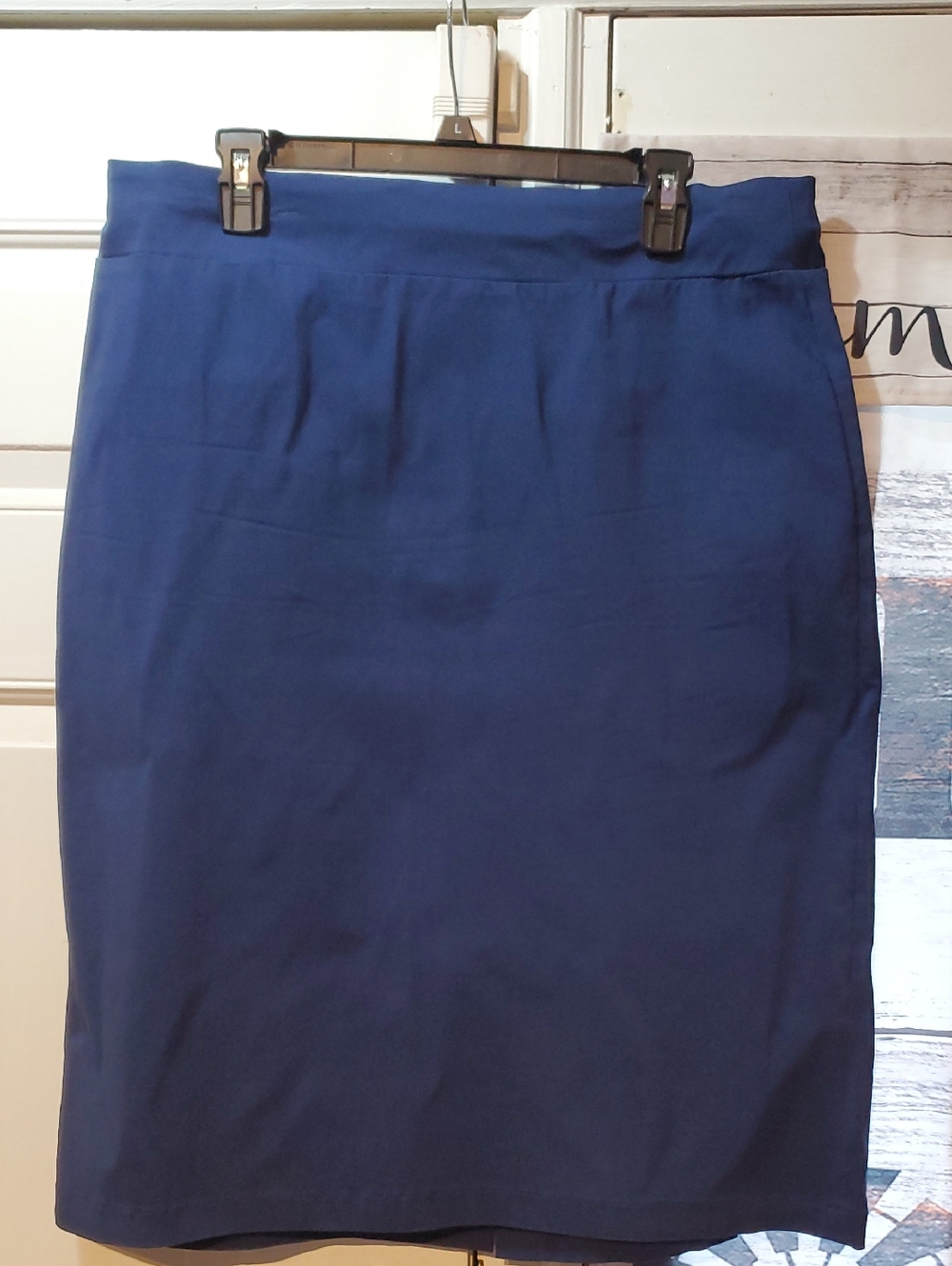 Passport Royal Blue Pencil Skirt